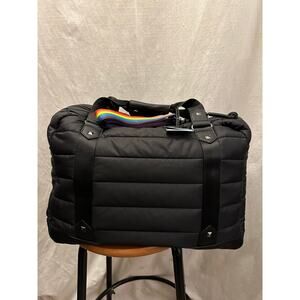Cynthia Rowley Everything Duffle Bag Puffer Travel Black NWT